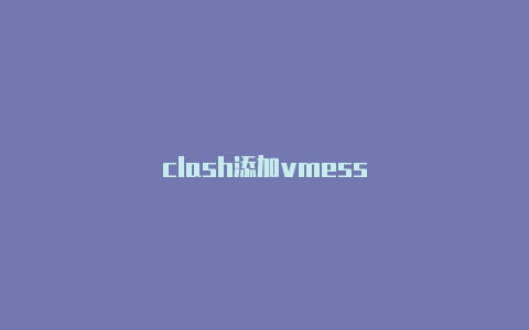 clash添加vmess